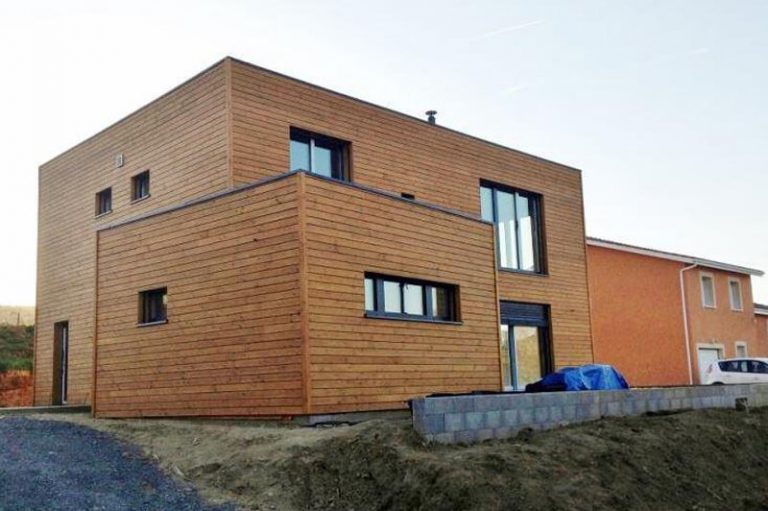 Maison d’architecte en ossature bois au Bois-d'Oingt (69)