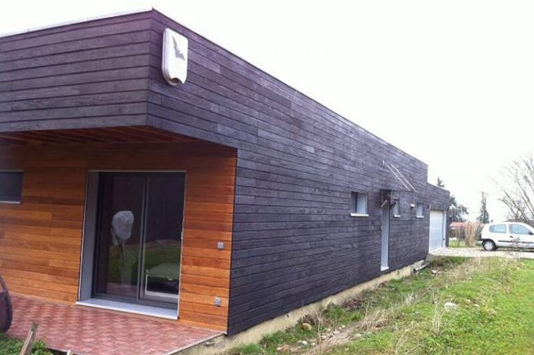 Maison en ossature de bois à Saint-Pierre-de-Chandieu dans le Rhône