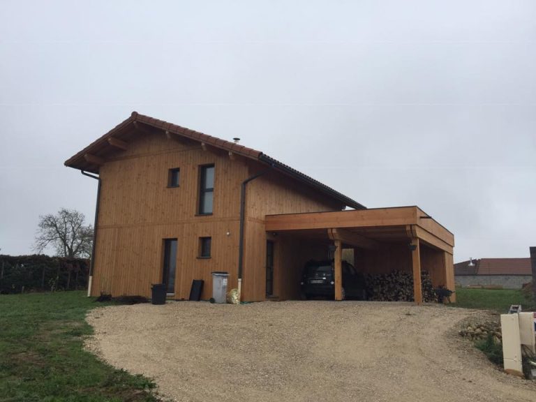 Maison bioclimatique à Pérouges