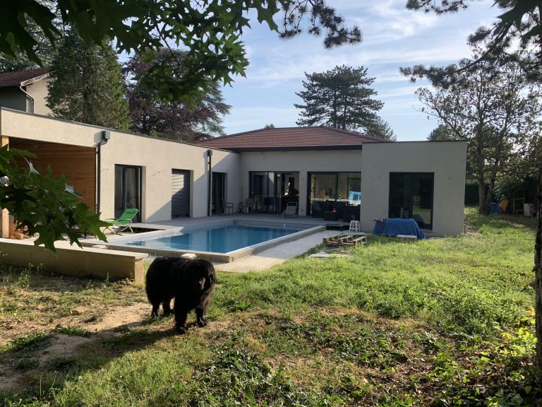 Maison passive en ossature bois à Champagne au Mont d'or