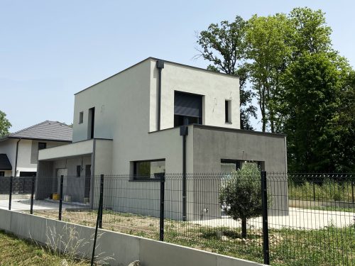 Maison d'architecte en ossature bois à Aix les Bains