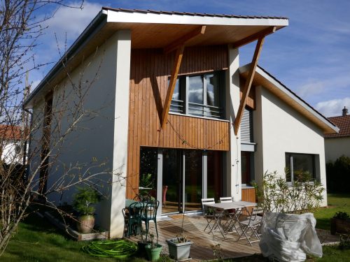 Maison d'Architecte en ossature bois à Chaponost